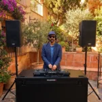 djing at remei y carles wedding